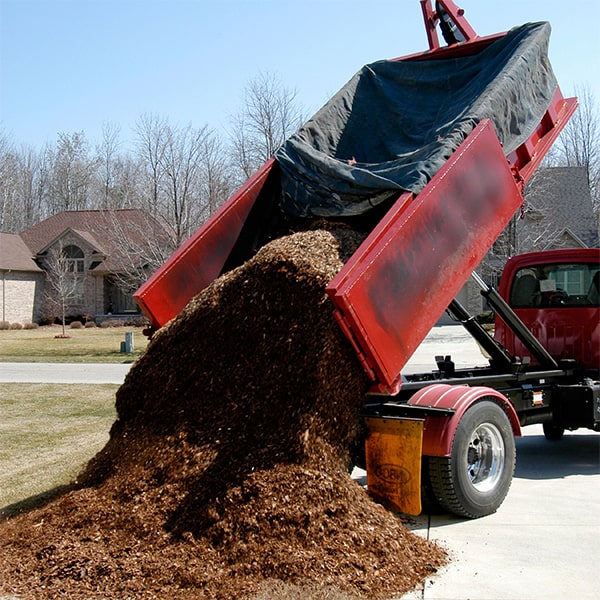 you need to give at least 24 hours notice for mulch delivery